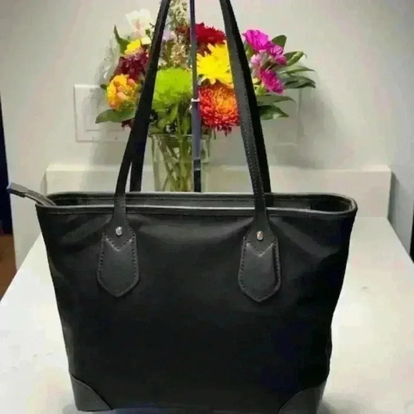 NWOT Michael Kors Eva Small Nylon Gabardine Top-Zip Tote Bag - Picture 2 of 13